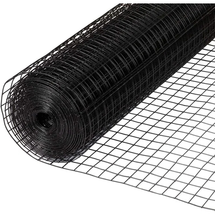 Fencer Wire 16 Gauge Black Vinyl Coated Welded Wire with Mesh Size 1.5” x 1.5”, Multiple Sizes & Reviews | Wayfair