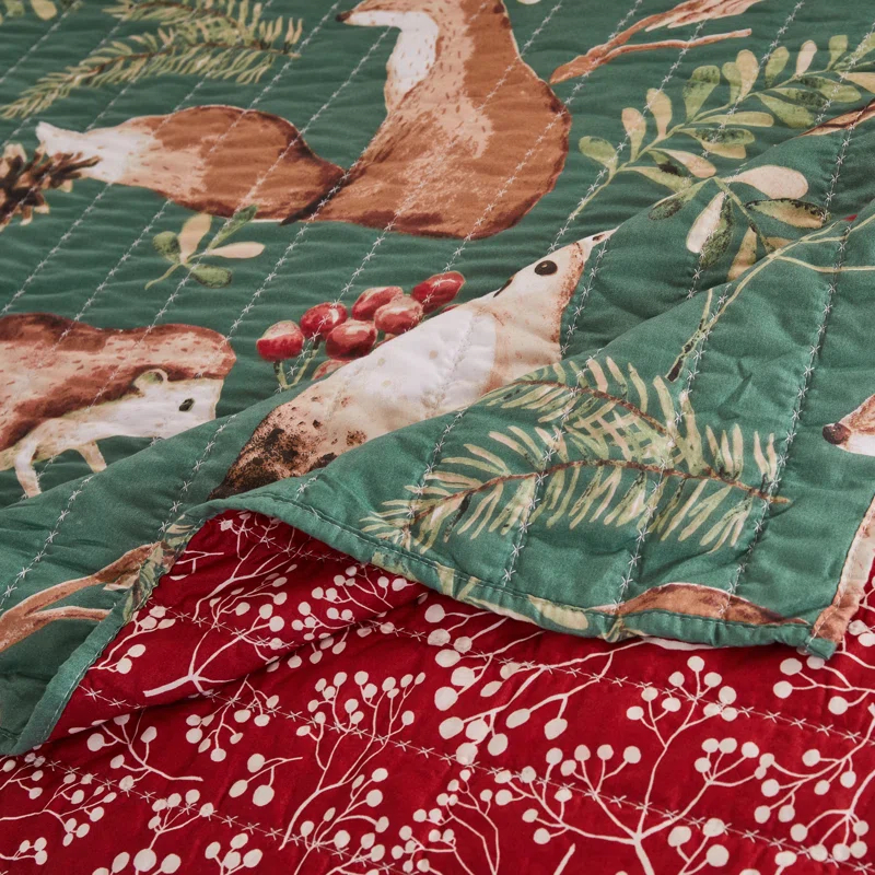 Barefoot Bungalow Willow Reversible Quilt Set