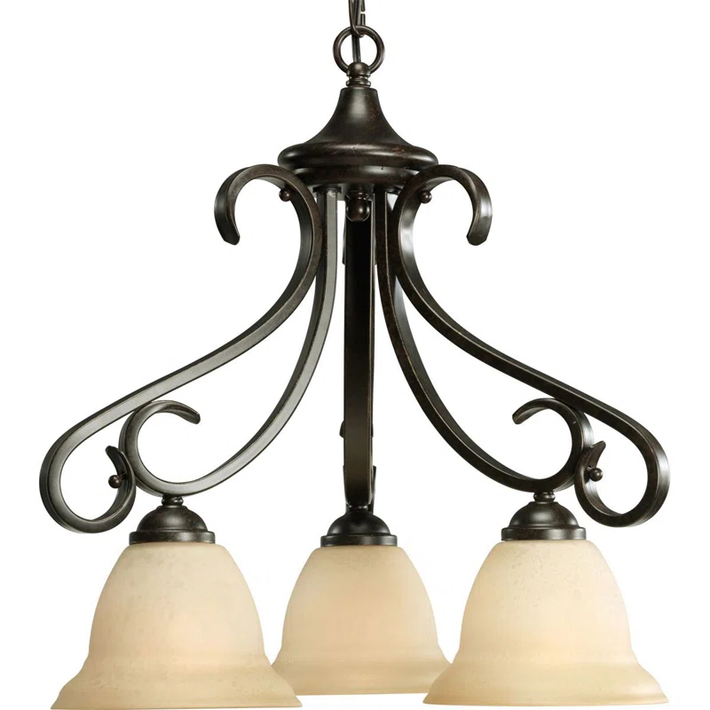 Lilly 3 - Light Dimmable Classic / Traditional Chandelier