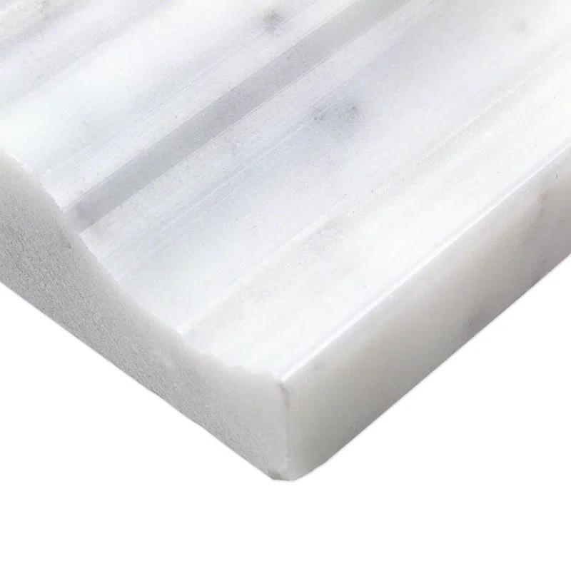 Bond Tile 12'' L x 4.75'' W Marble Tile Trim