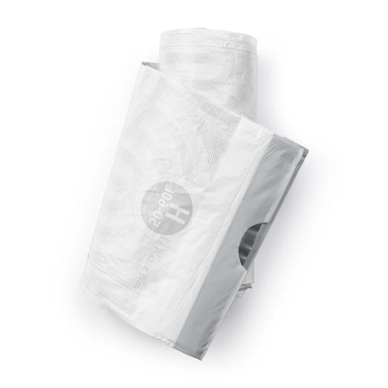 Brabantia Brabantia PerfectFit Trash Bags, Code H, 13.2-16 Gallon (50-60L), 120 Trash Bags (Set of 120)