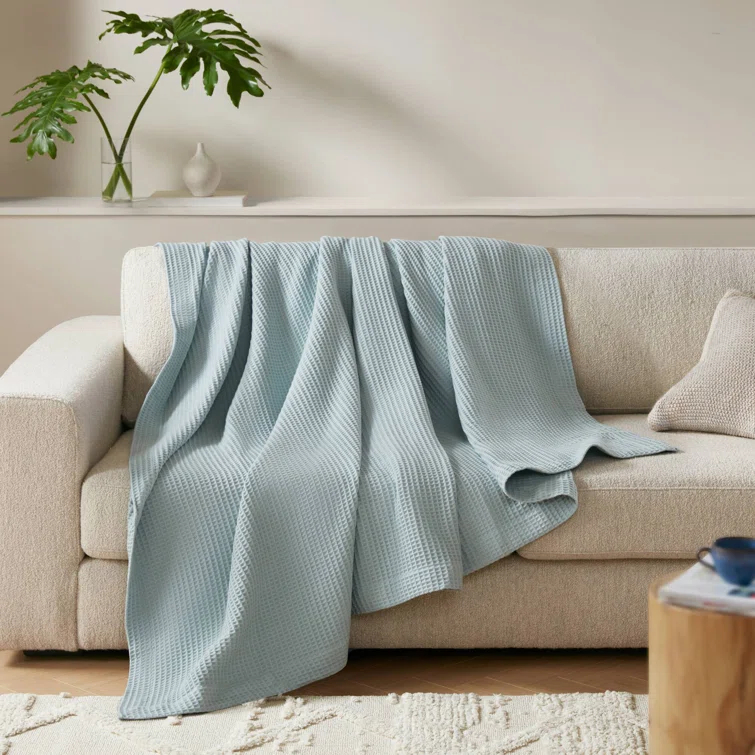 Waffle Weave Cotton Blanket