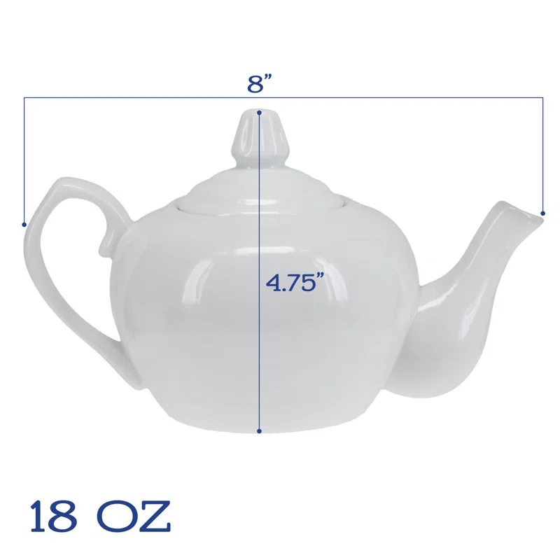 BIA Cordon Bleu BIA Cordon Bleu Teapot, 18 Oz., White