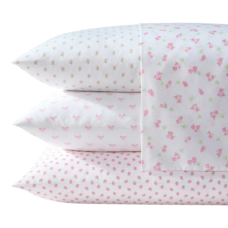 Laura Ashley Laura Ashley Kids Cozy Printed Sheet Sets