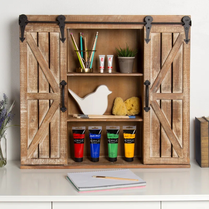 Enora Solid Wood Accent Cabinet