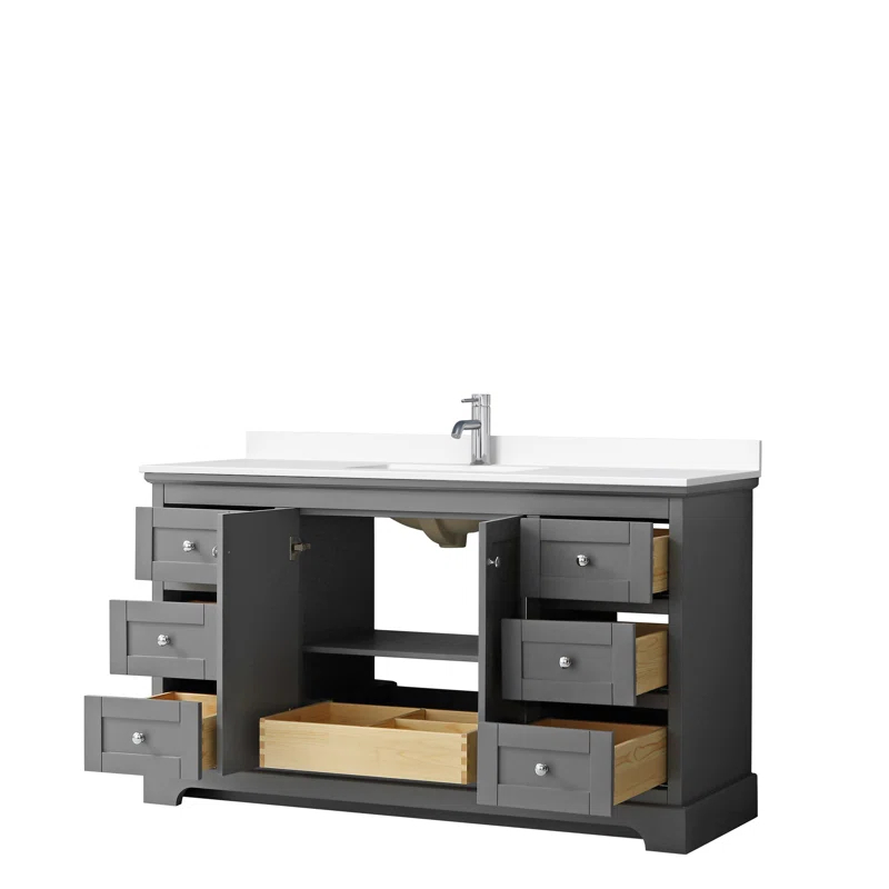 Avery 60'' Single Bathroom Vanity with Top