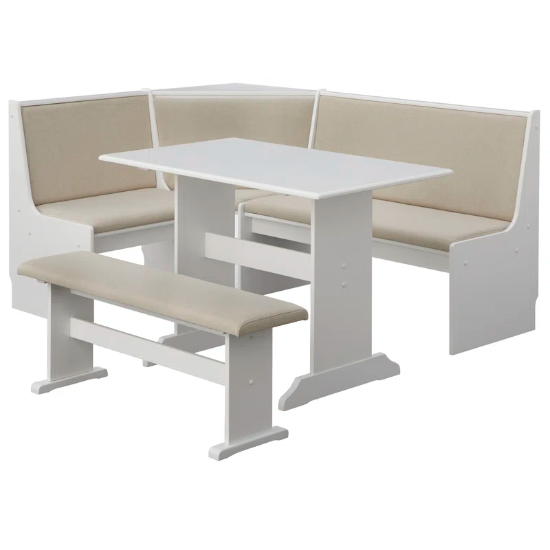 TMS Hollenberg 5 - Piece Solid Wood Trestle Dining Set