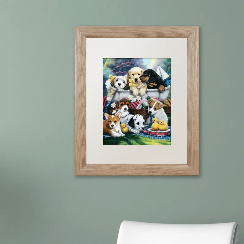 Jenny Newland " Bath Time Pups " by Jenny Newland