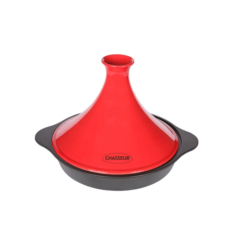 Chasseur 3.7 Quarts Enameled Cast Iron Round Tagine