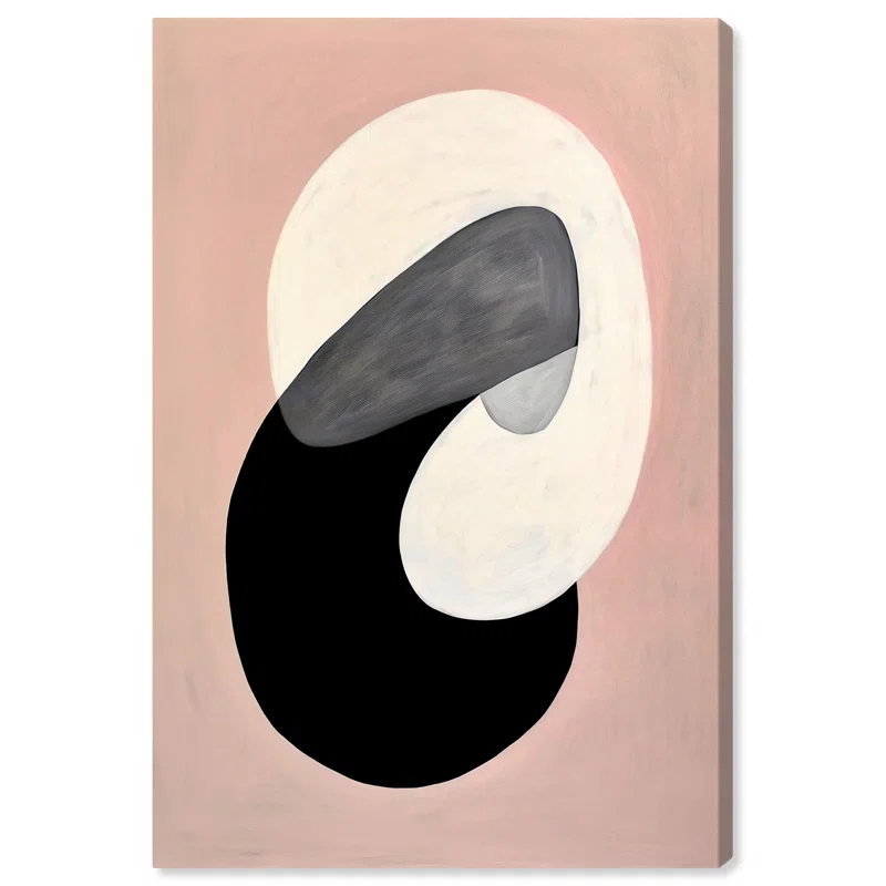 Art Remedy Standard Locks Abstract Shapes Trendy Wall Art by Art Remedy