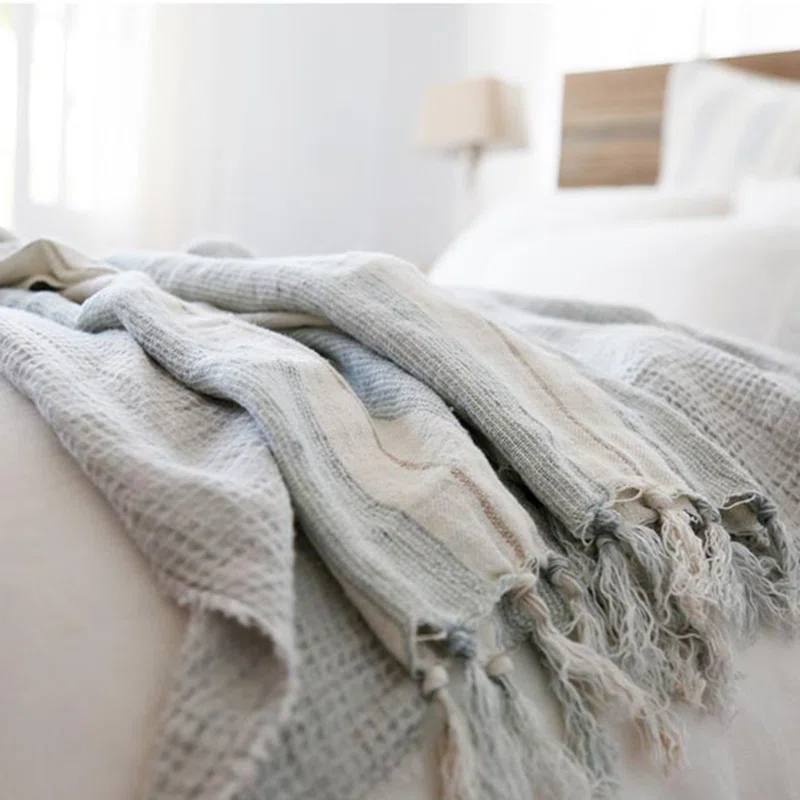 Laguna Linen Blanket by Pom Pom at Home - 110" x 90"