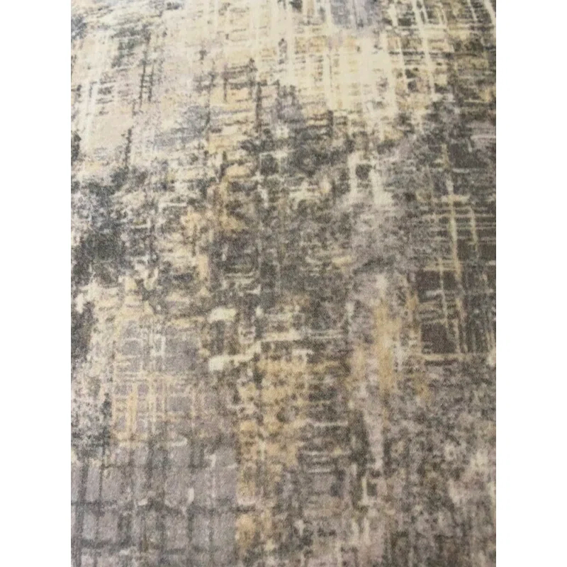 Abstract Cotton Throw Pillow