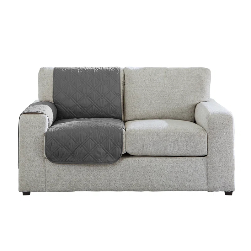 Sure Fit Polyester Box Cushion Sofa Slipcover