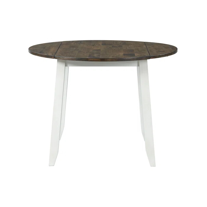 Red Barrel Studio® Extendable Round Solid Wood Dining Table