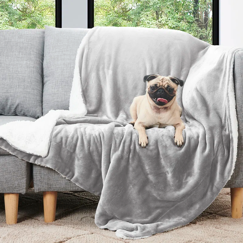 CASUAL LIVING Machine Washable Easy Care Couch Warm Sofa Blankets, Throw,
