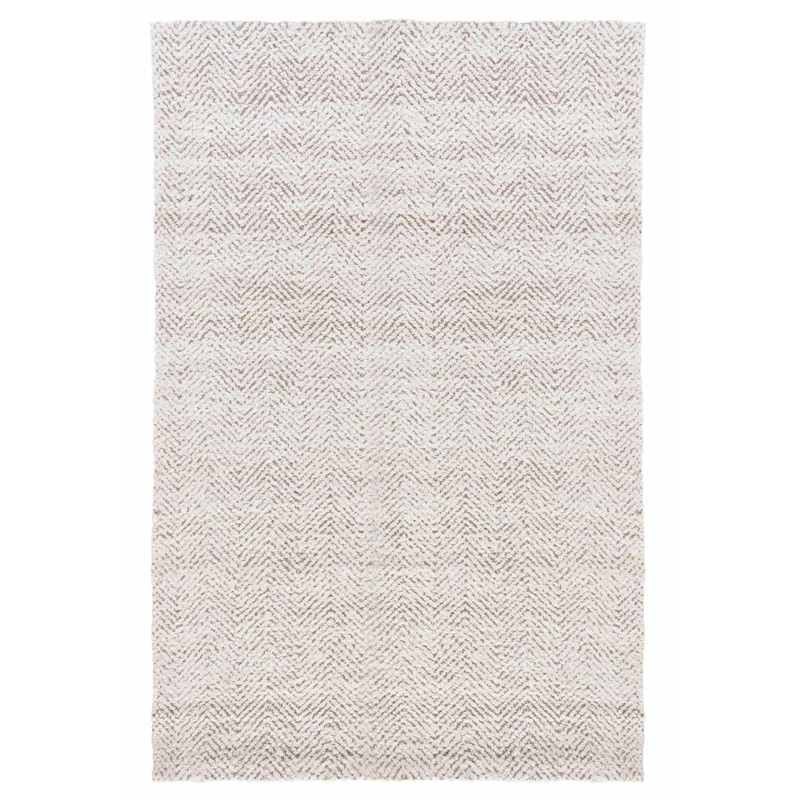 Villa by Classic Home Chevron Handwoven Jute Ivory Area Rug