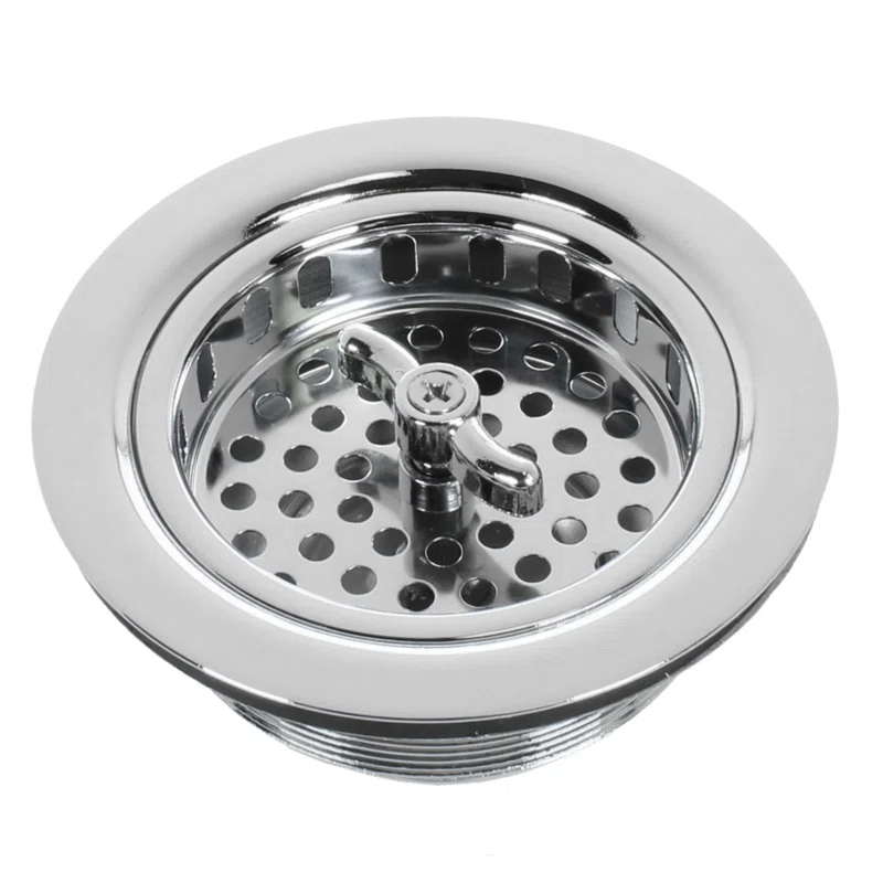Mr. Scrappy 21-DSB-PC Kitchen Sink Drain Assembly with Twist Lock Basket Strainer