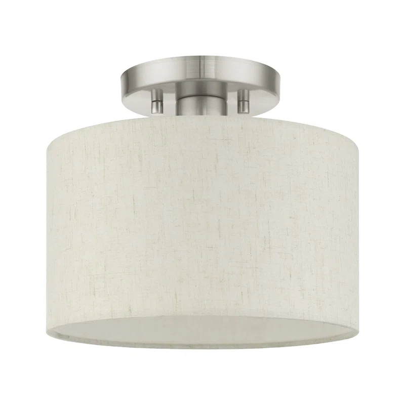 Zipcode Design™ Darian Fabric Semi Flush Mount