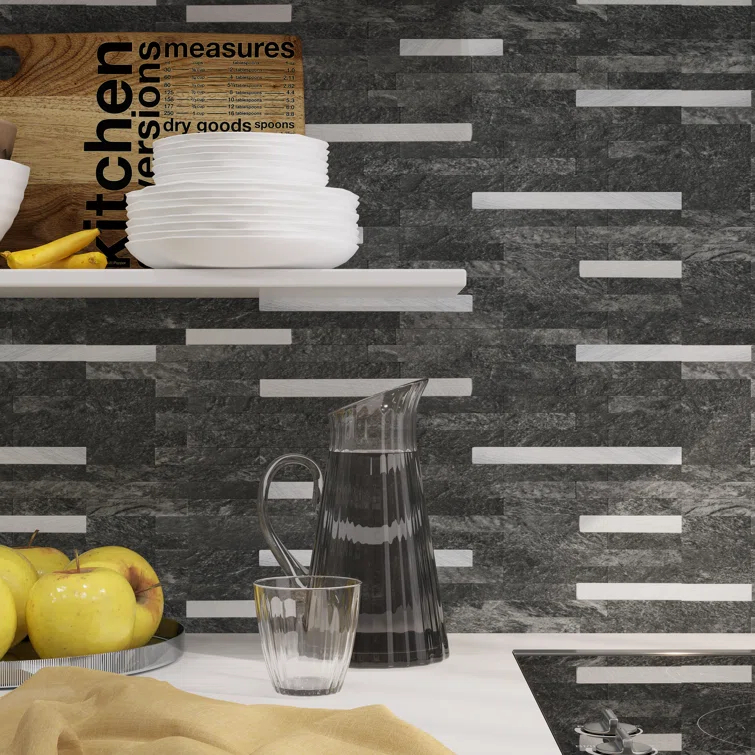 Avant Decor Aluminum Peel and Stick Mosaic Tile