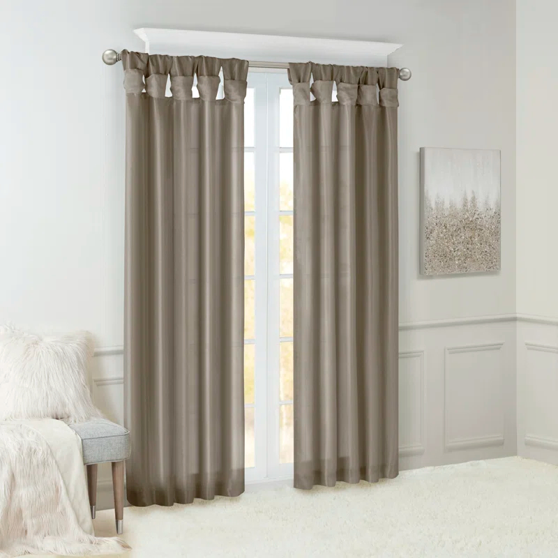 Madison Park Rivau Light-Filtering Single Curtain Panel