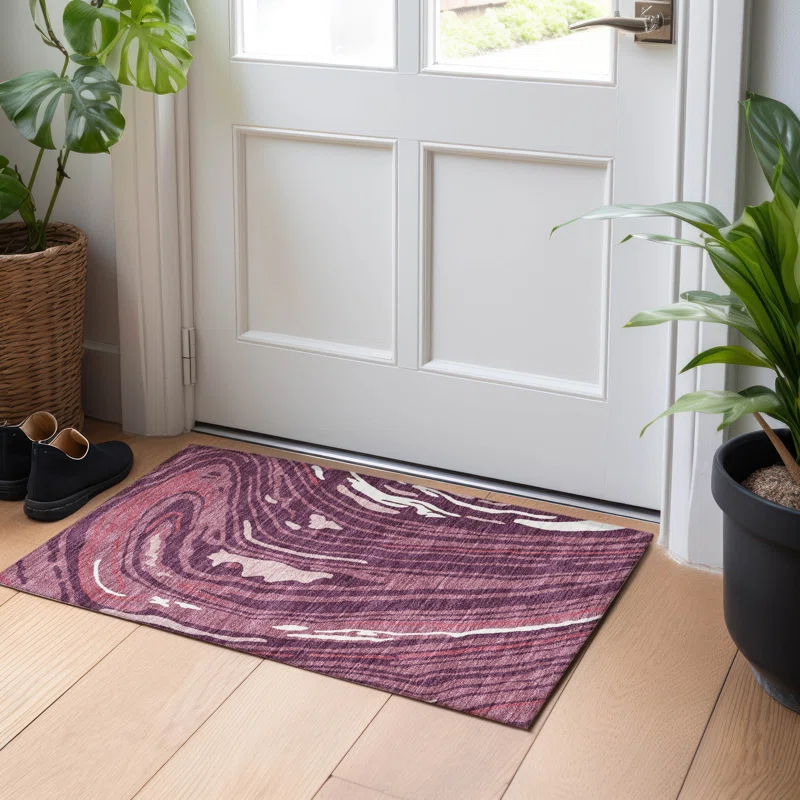 Machine Washable Indoor/Outdoor Chayden ACN1051 1'8" x 2'6" Rug