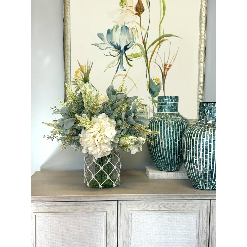 Creative Displays, Inc. Polysilk Hydrangea Arrangement in Vase