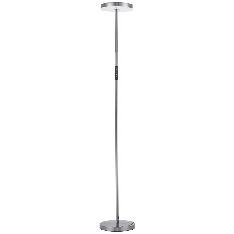 Dainolite Francine Floor Lamp - 30W - White Acrylic Diffuser