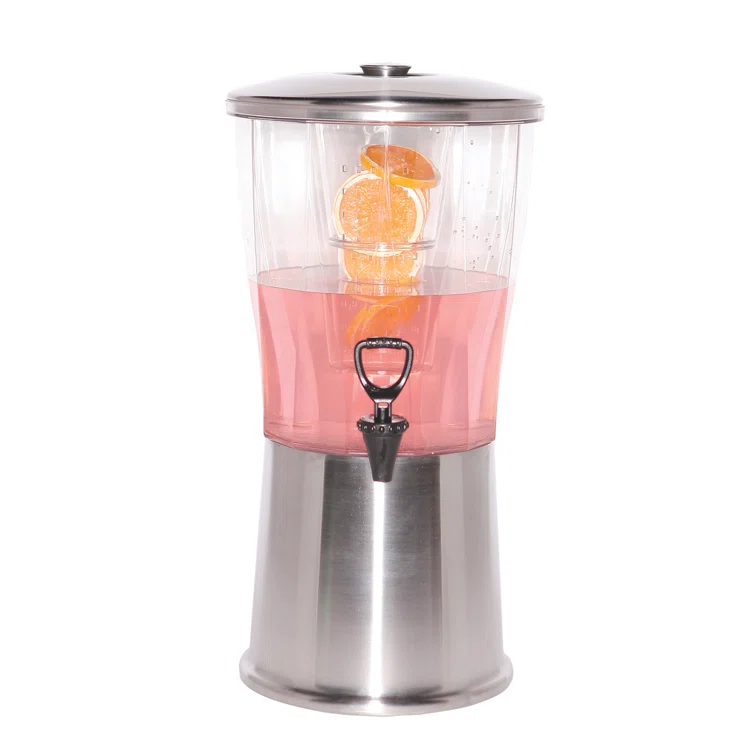 Service Ideas Service Ideas Beverage Dispenser with Optional Infuser Tube, NSF Certified