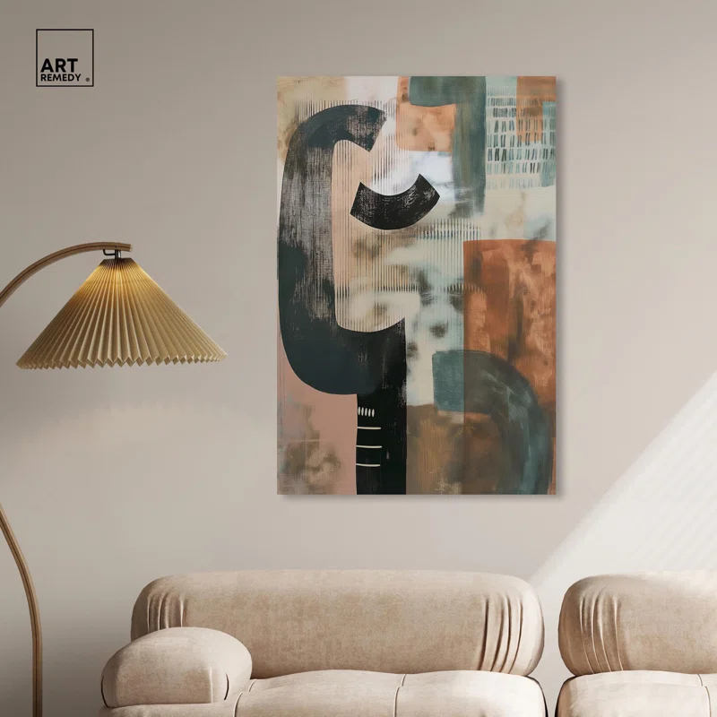 Art Remedy Arcane Hues II Canvas Folk Abstract Art by Art Remedy