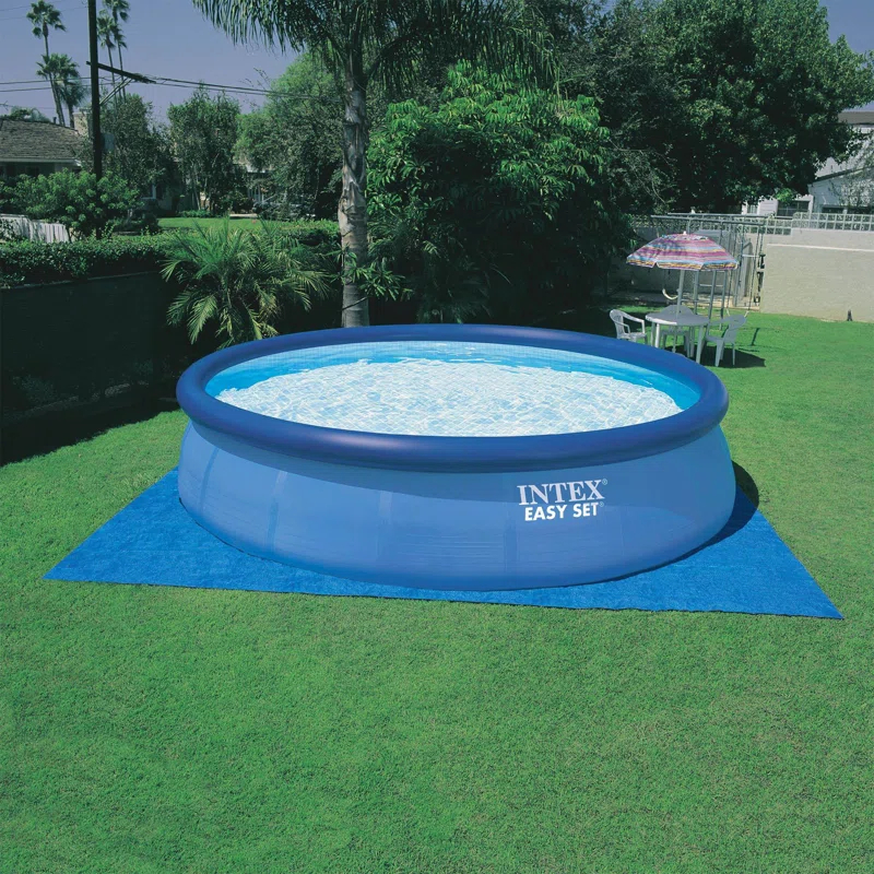 Intex Intex Easy Set Inflatable Kid Swimming Pool with Filter Pump