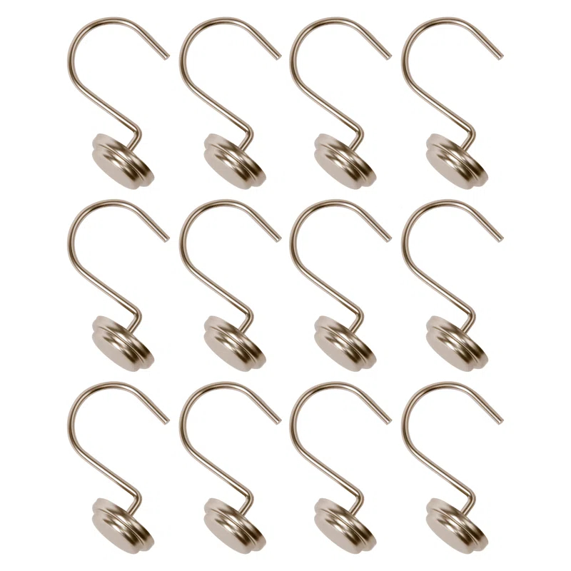 Utopia Alley Alley Steel Shower Curtain Hook (Set of 12)