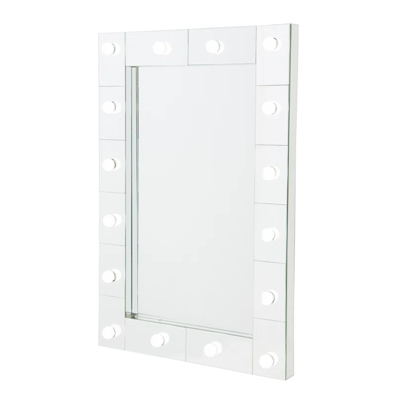 Montreal Glass Flat LED Wall Mirror