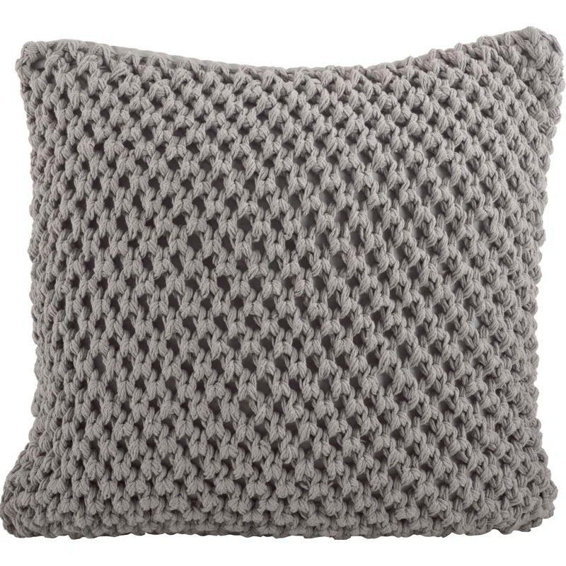 Sheridan Knitted Cotton Throw Pillow