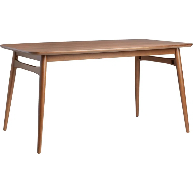 George Oliver Mid-Century 59" Modern Wood Tapered Legs Dining Table,kitchen table,dinning table