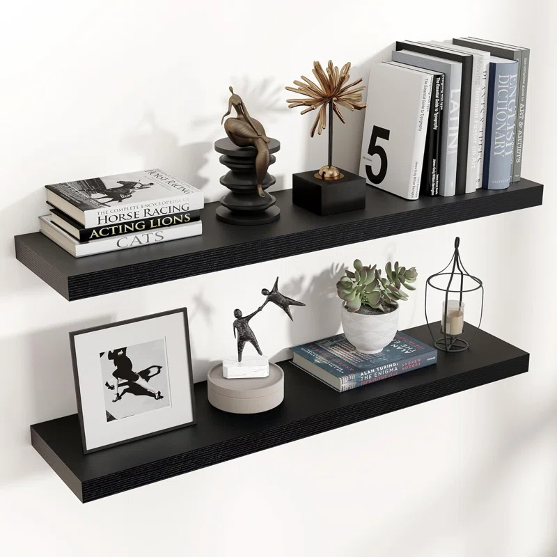 Hokku Designs Soeke 2 Piece Floating Shelf