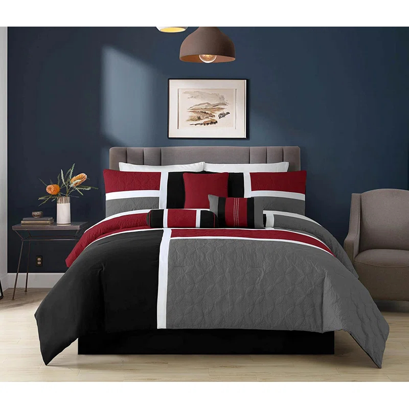 Upland Patchwork 7 Piece Comforter Set