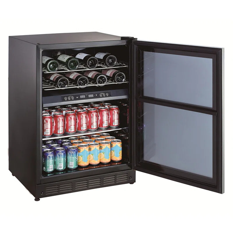 Magic Chef Magic Chef Dual Zone 23.4'' 44 Bottle with Reversible Door