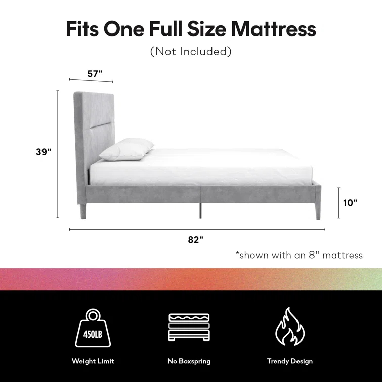 CosmoLiving by Cosmopolitan Westerleigh Upholstered Platform Bed
