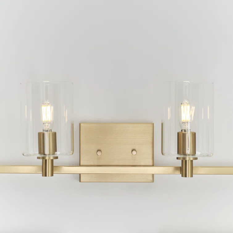 Haines 4 Light Transparent Dimmable Vanity Light