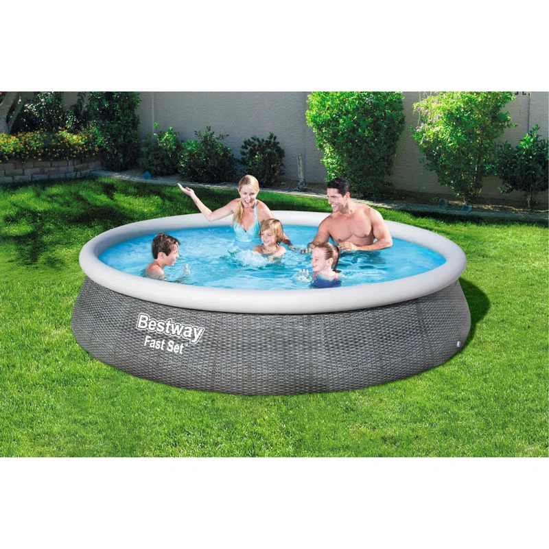 Bestway Plastic Round Inflatable Pool H x W x L