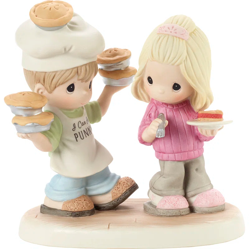 Precious Moments I Only Have Pies For You Bisque Porcelain Figurine