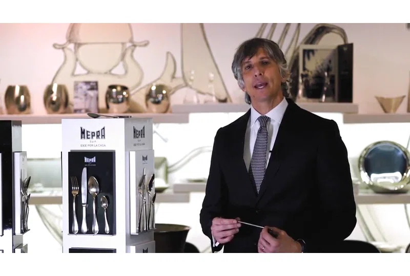 MEPRA Linea Bronzo Cake Fork, Set Of 6 Rose Gold (Set of 6)