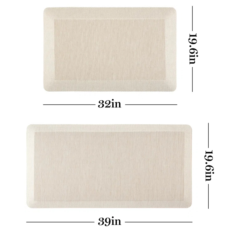 Martha Stewart Martha Stewart Mira Modern Heathered Anti-Fatigue Air-Infused Kitchen Mat