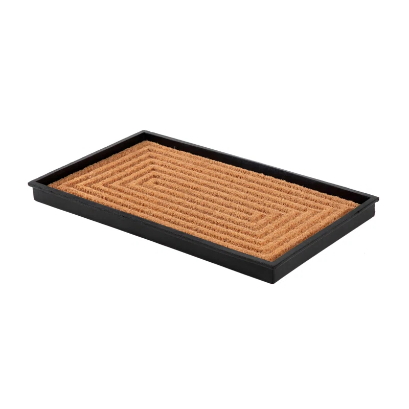 Anji Mountain Eco-Friendly Rubber Boot Tray for Muddy Shoes, Garden Tools, and Pet Supplies (Available in Multiple Sizes)