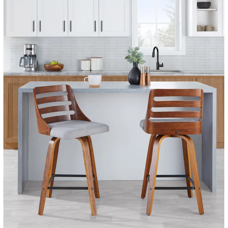 LumiSource Trevi 26" Fixed-height Counter Stool - Set Of 2