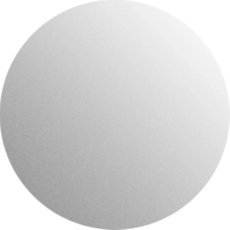 Satin Nickel Floor Lamp with Cotton Drum Shade