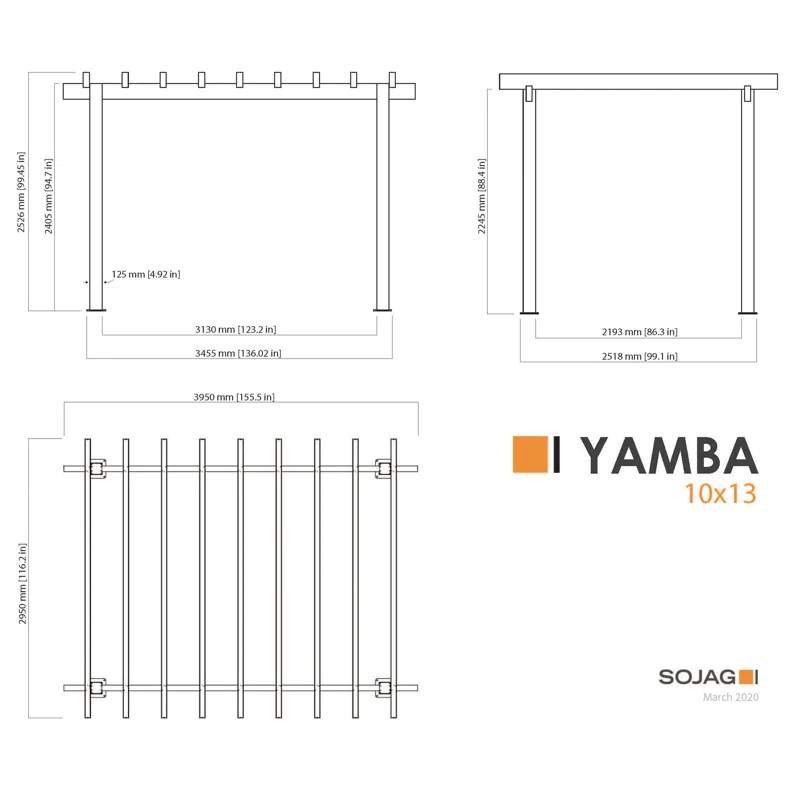 Sojag Metal Pergola