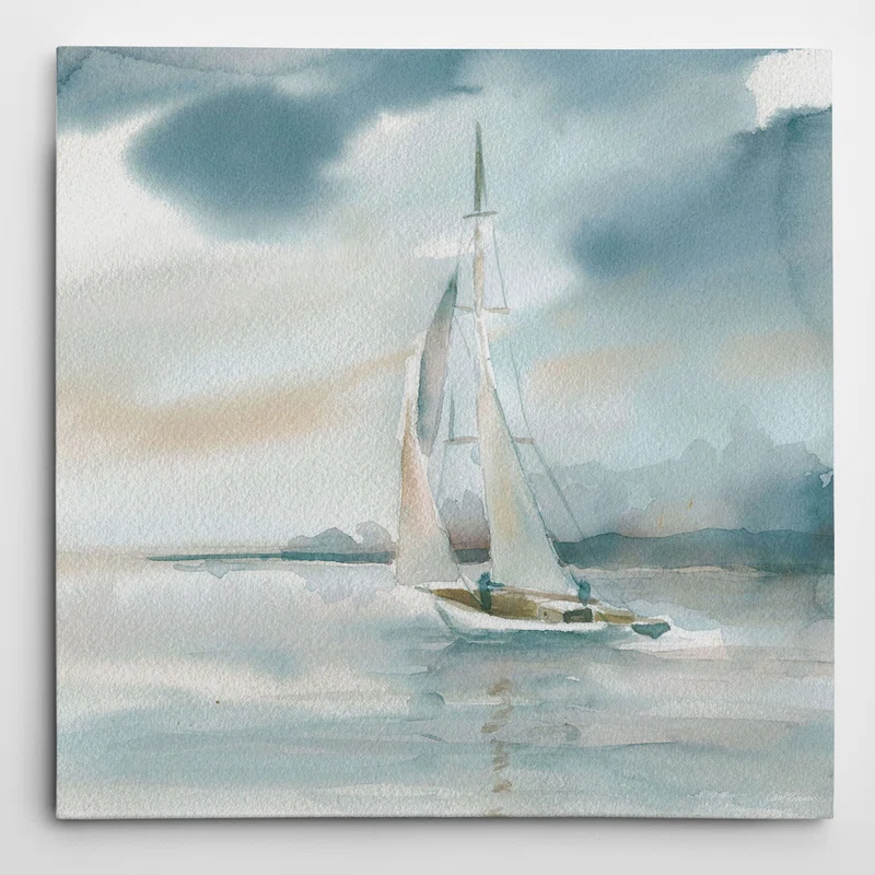 Sand & Stable™ " Subtle Mist I " Painting Print