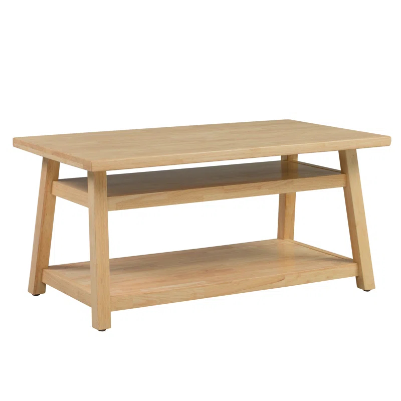 ECR4Kids ECR4Kids Sit n' Stash Rectangular Table, Classroom Storage, Natural