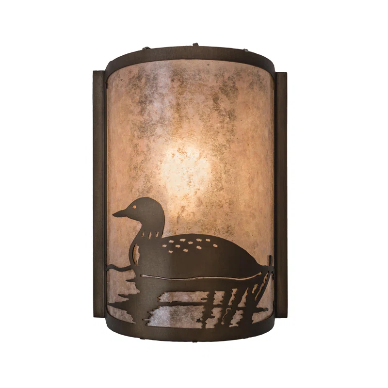 Meyda Lighting Rustic Lodge Flush Mounted Sconce